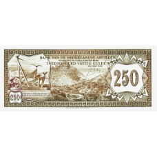 P13 Netherlands Antilles - 250 Gulden Year 1967 (In PICK € 675.00)